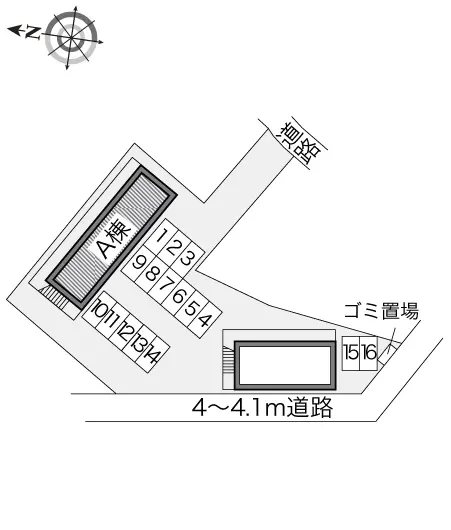 ★手数料０円★北九州市小倉南区西水町　月極駐車場（LP）